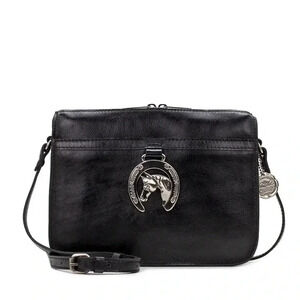 Patricia Nash Nazaire Top Zip Horseshoe Heritage Crossbody